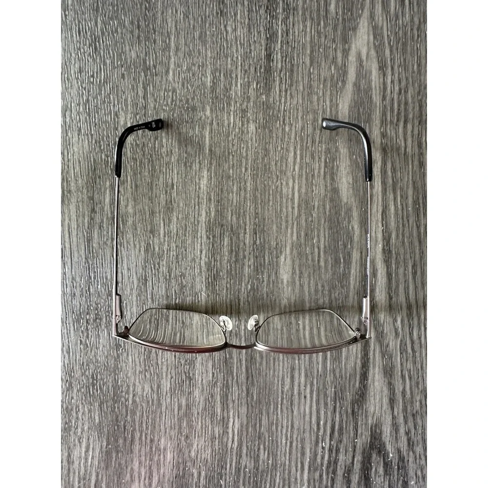 Bulova Eyeglasses, Frames Only, Hoodsport Black 55-17-145 Metal Frames With Case